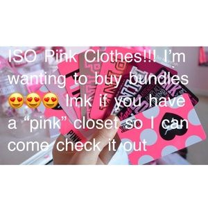 ISOOOO PINK CLOTHES/BUNDLES